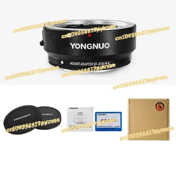2025 New YONGNUO EFE.OSM II Auto Focus Lens Adapter Ring for Canon forEOS EF/EF-S Mount Lens to M EF-M M2 M3 M5 M6 M10 M50 M100 view 4