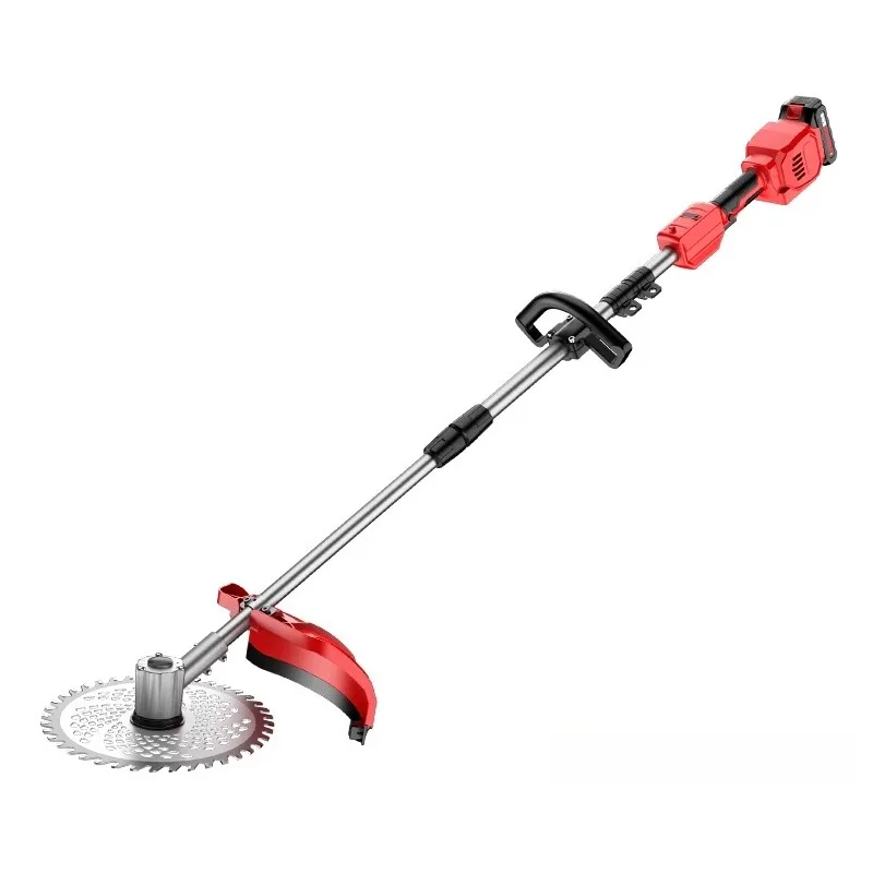 Electric lawn mower high power backpack lithium battery  brushless rear rechargeable agricultural brush cutter artifact
