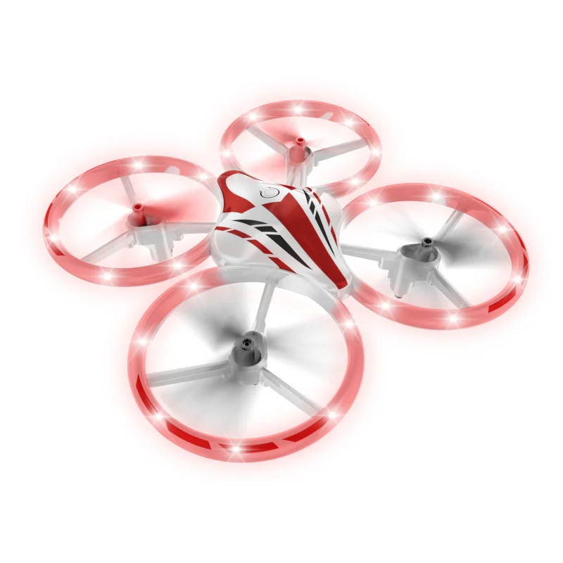 T20 red Glow Stunt Drone 3D Flip Headless Mode Altitude Hold LED Lights One - Key Return
