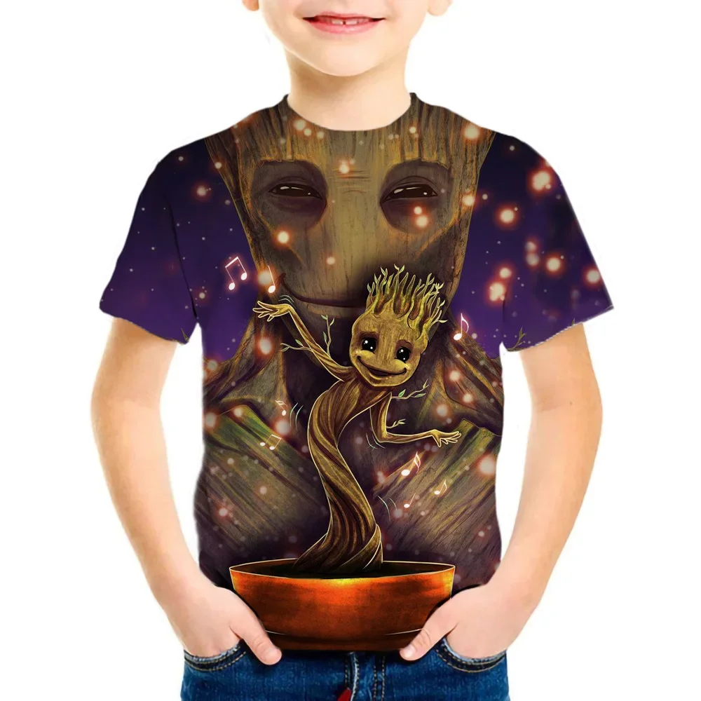 Guardians of the Galaxy 3D Print T-shirt Movie Men Women Fashion Streetwear Hip Hop T Shirt I Am Groot Unisex Tees Tops Clothing