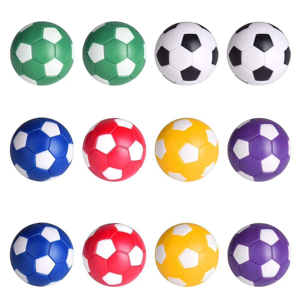 6pcs Table Soccer Footballs Replacement Balls Mini Official Tabletop Soccer Game Ball Accessory table foosball ball