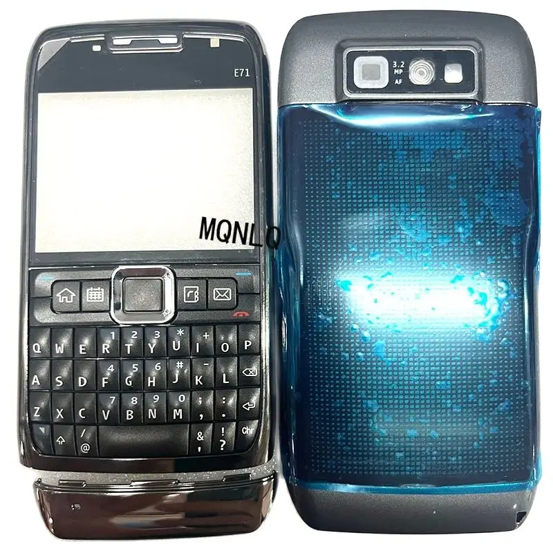 Full housing For Nokia E71 Full Complete Mobile Phone Housing Cover Case + English Keypad