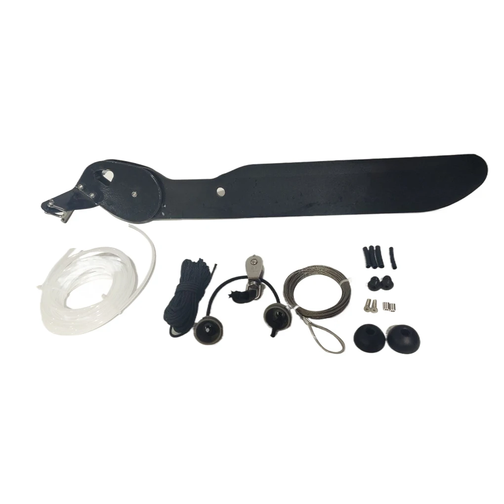 Kayak Boat Tail Rudder Direction Foot Control Steering System Tool Kit