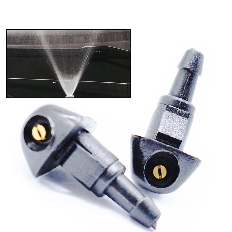 

2Pcs For Honda Civic Fit Jazz CR-V Accord Front Windscreen Washer Nozzles Jet Spray Car Parts