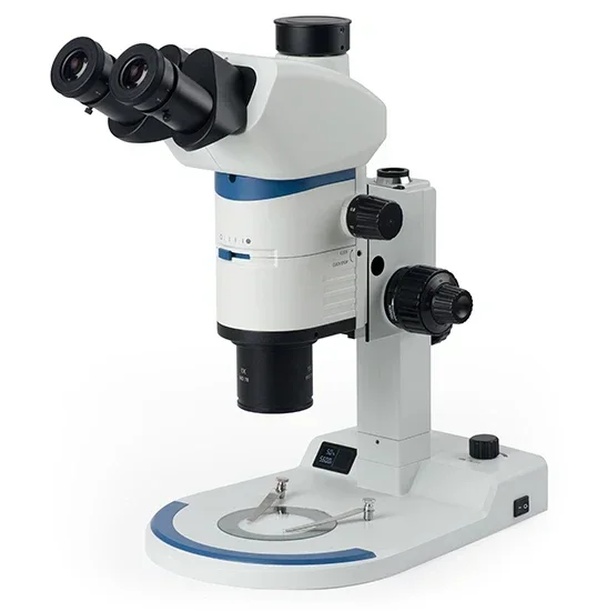 Infinite Parallel Galileo Optical System Trinocular Zoom Stereo Research Microscope