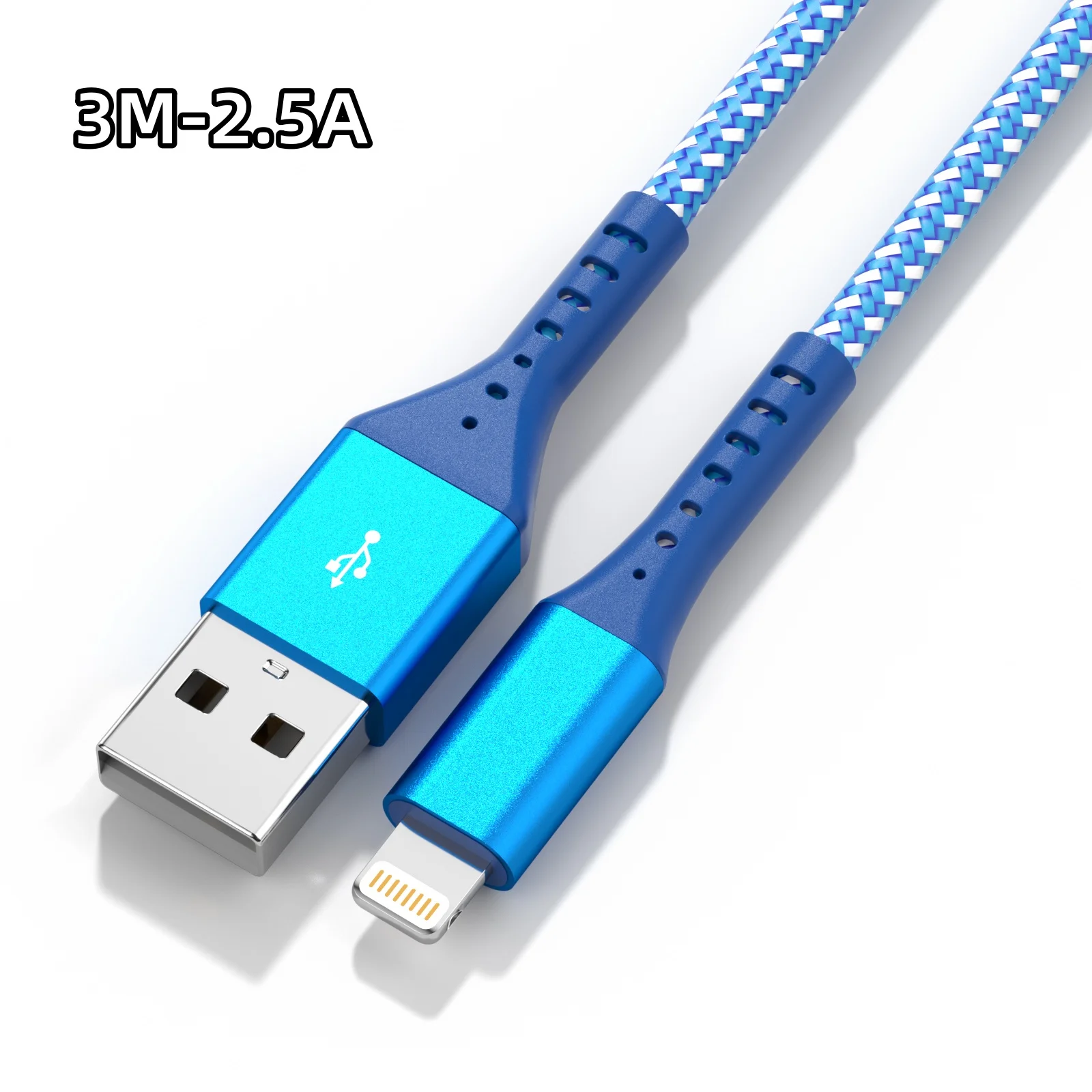 ANSEIP Charging Cable 10ft Lightning Cable  For iPhone 14 13 12 11 Pro Max XS X XR 7 8 6 Plus 5S Nylon Braided Charger Cord