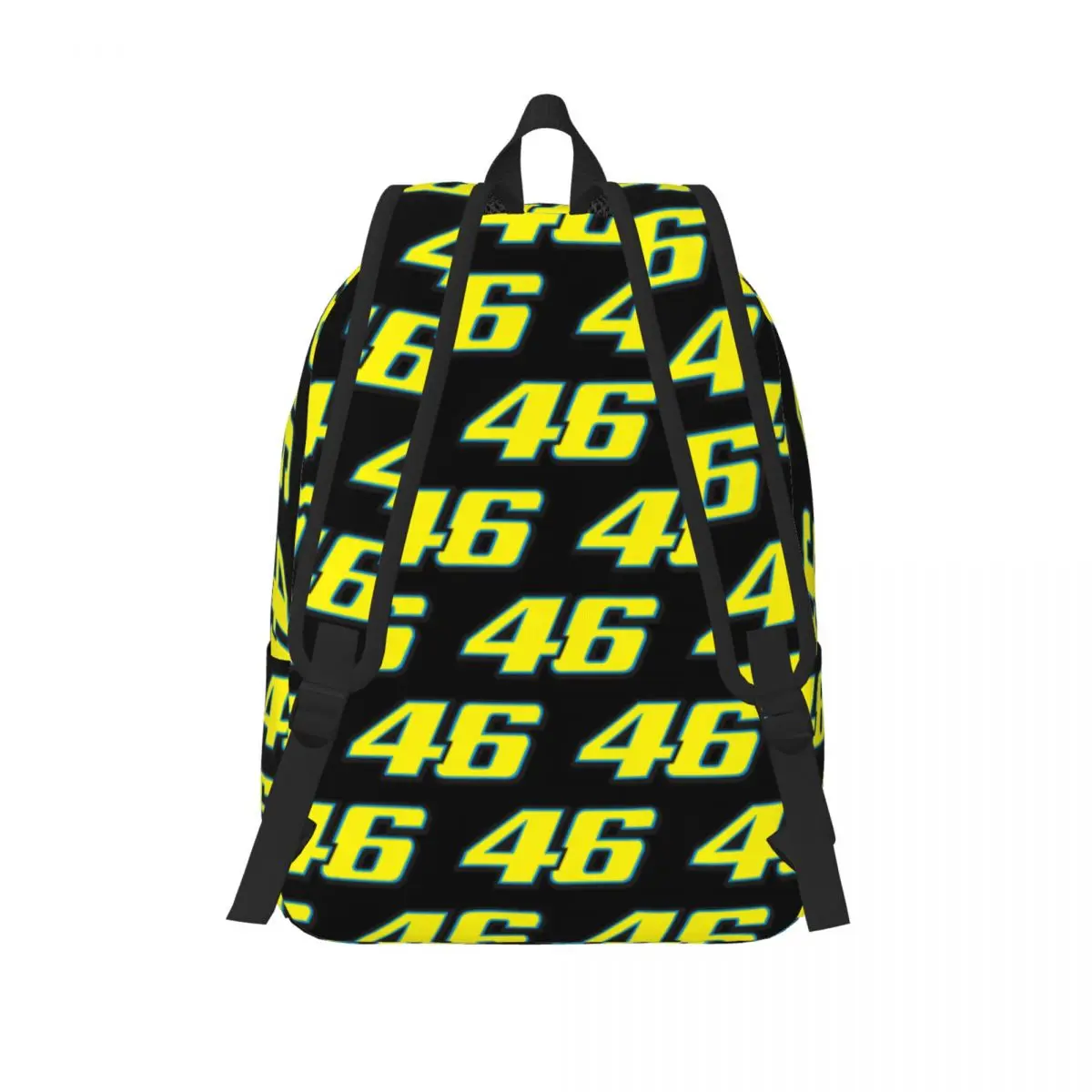 Vr-46 Motorsport Racing Teenage Backpack Outdoor Student Hiking Travel Daypack for Men Women Laptop Canvas Bags