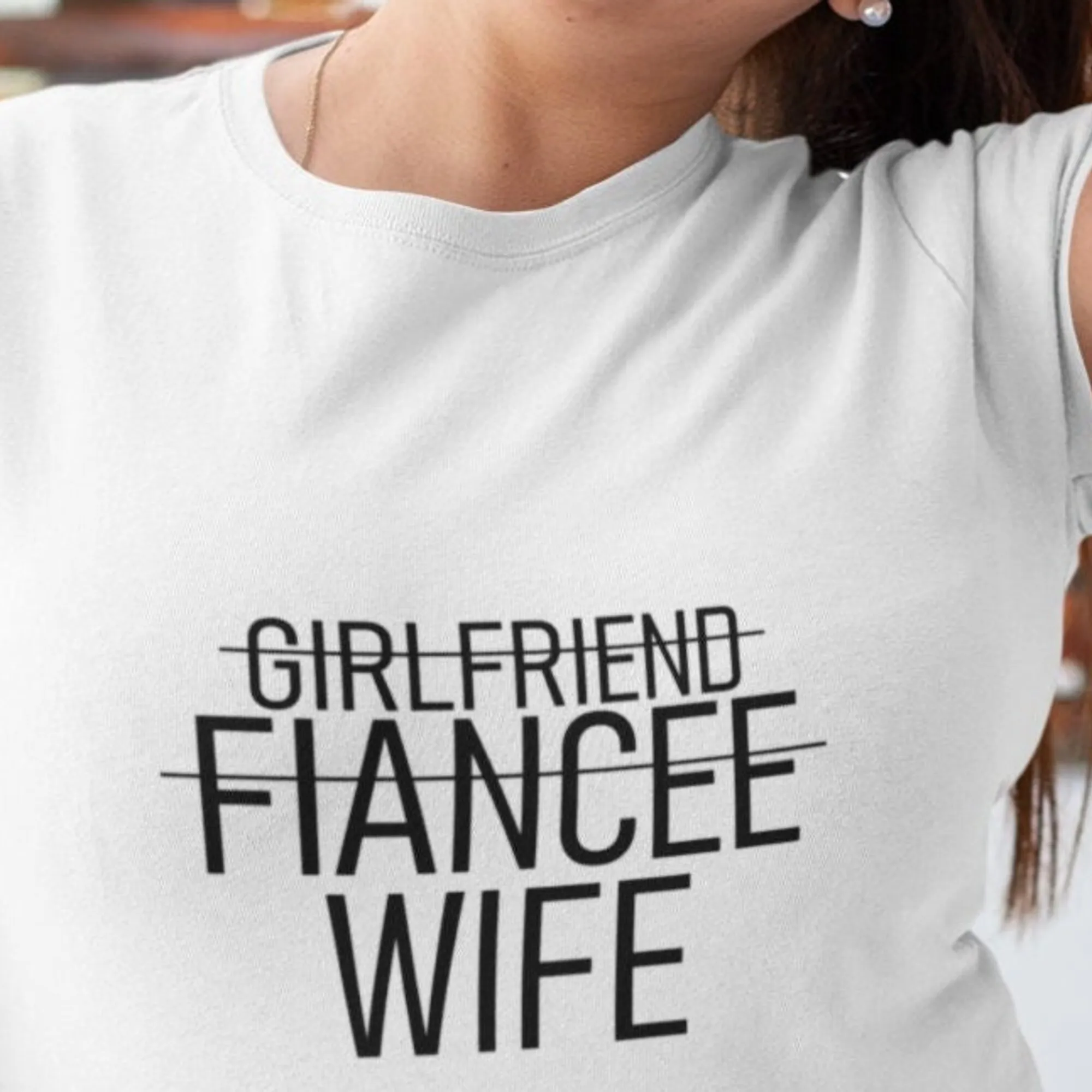 Girlfriend Fiancee Wife T Shirt For Girlfriends Gifts My Anniversary