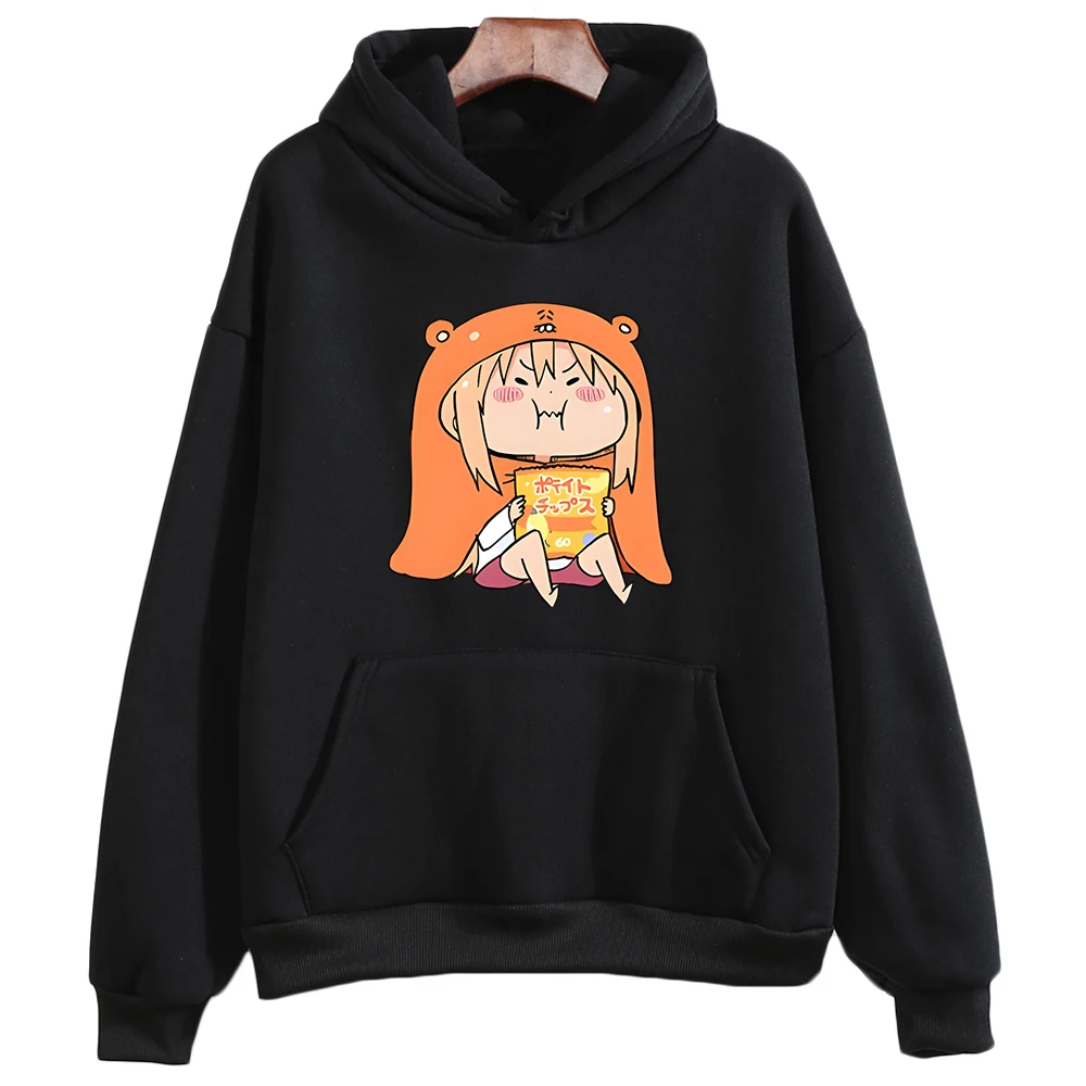 2022 New Umaru Chan Hoodie Korean Style Long Sleeve Streetwear Men Women Harajuku Hight Street Style Prints