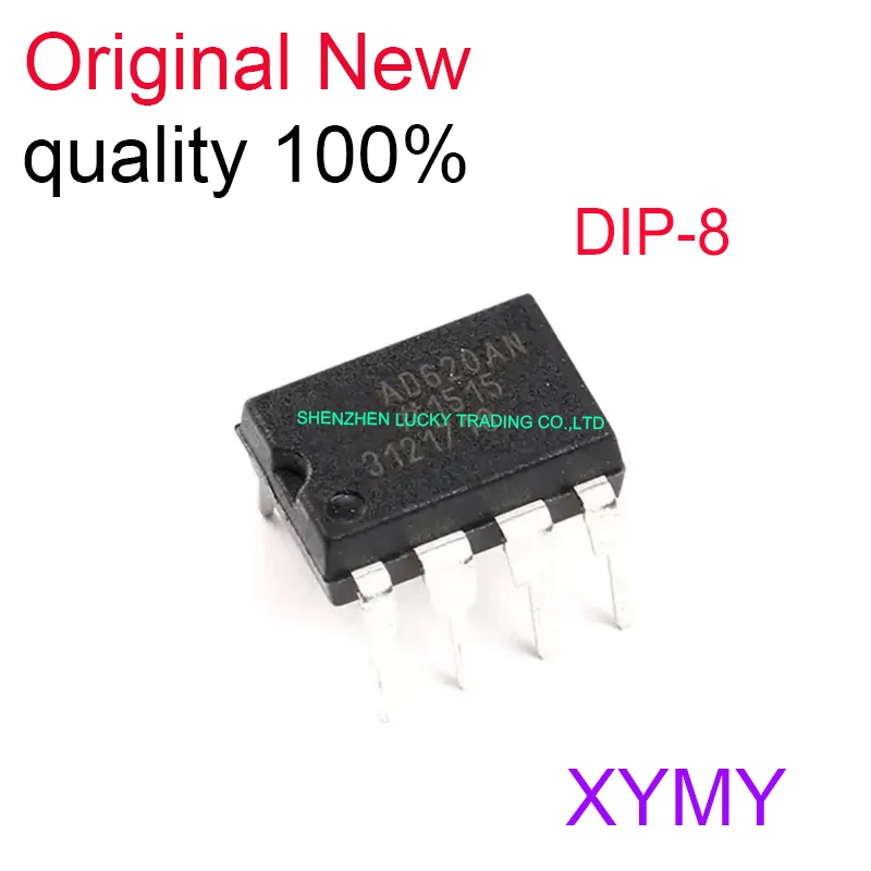 1PCS/LOT New Original AD620AN DIP-8 Chipset