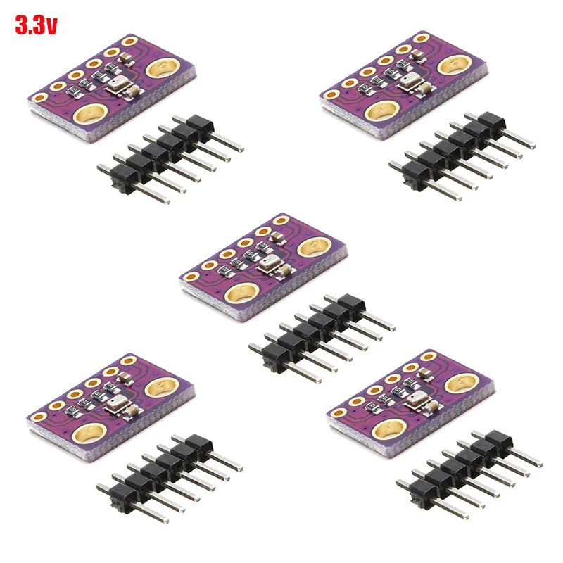 5pcs BMP280 3.3V 5V Atmospheric Pressure Sensor GY-BMP280-3.3 Temperature Humidity Sensor Module for Arduino