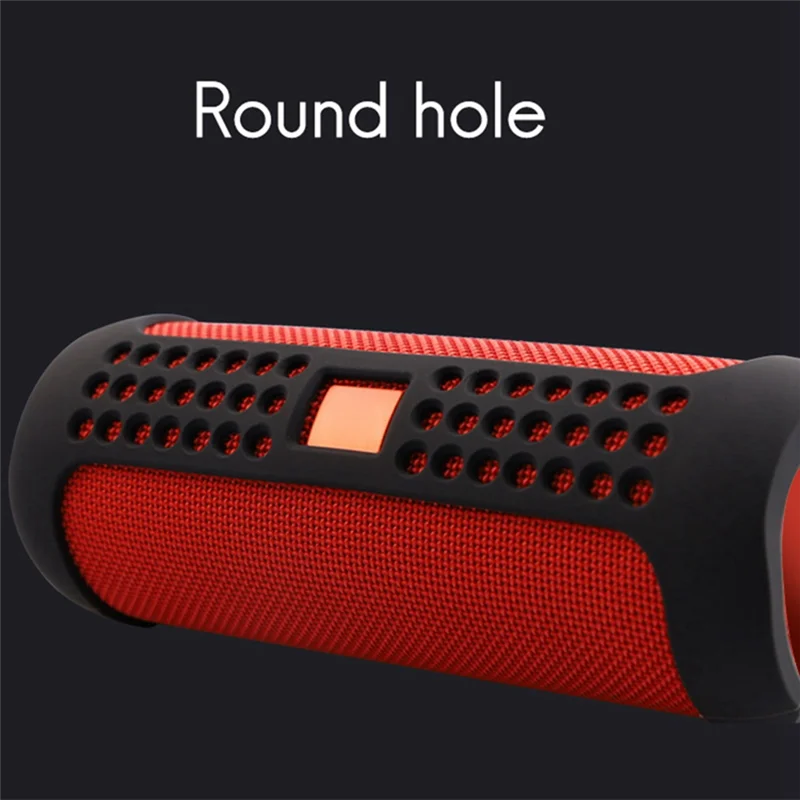 N33R_Protective Case Bluetooth Speaker Sleeve for JBL Flip 5 -Navy Blue