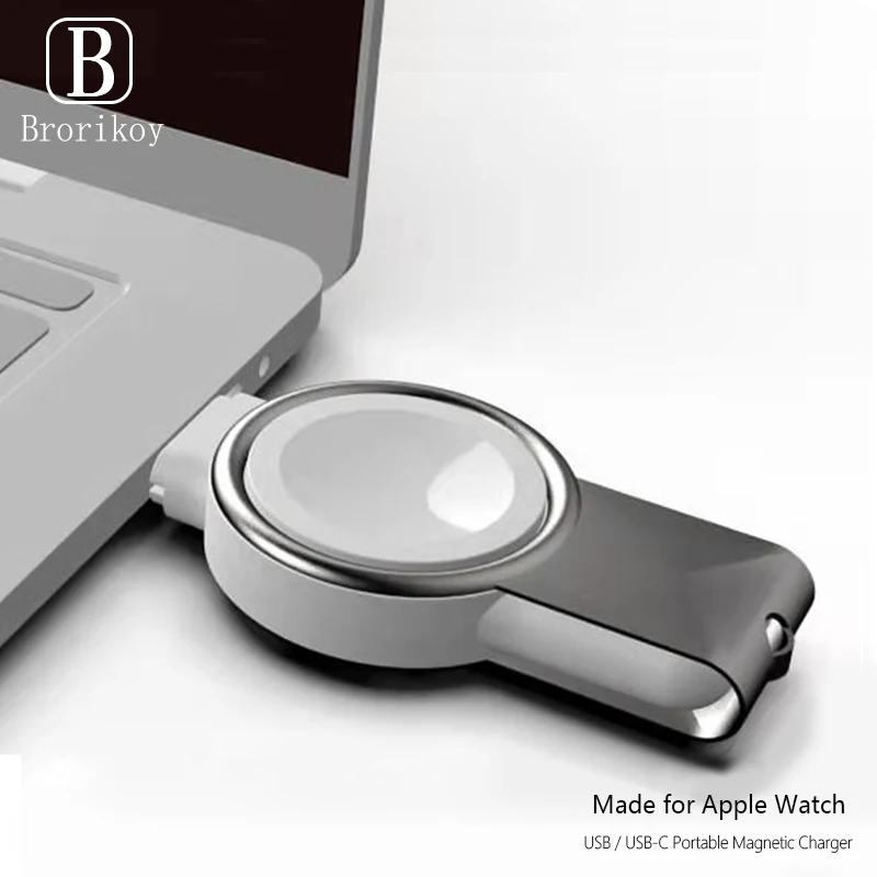 

Wireless Charging Dock Type C USB Portable Charger Pad for Apple iWatch S11 S10 S9 S8 S7 6 5 4 SE Magnetic Fast Charging Station
