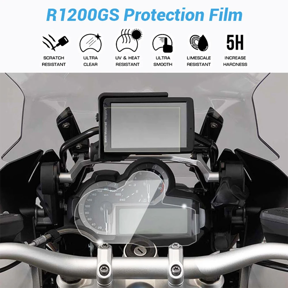 For BMW R1200GS LC Adv R1200 R 1200 GS 2013 2014 2015 2016 2017 Dashboard Display Protection Film Definition Motorcycle Stickers