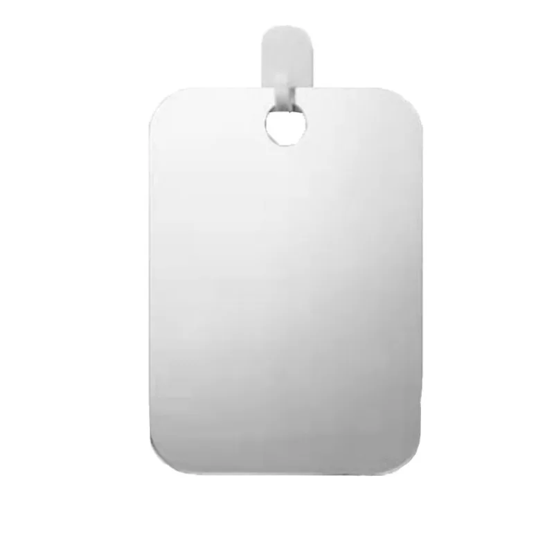 مرآة مكياج أكريليك للحمام، مرآة حلاقة للرجال، مرآة لاصقة خالية من الفتحات قابلة للتركيب على الحائط