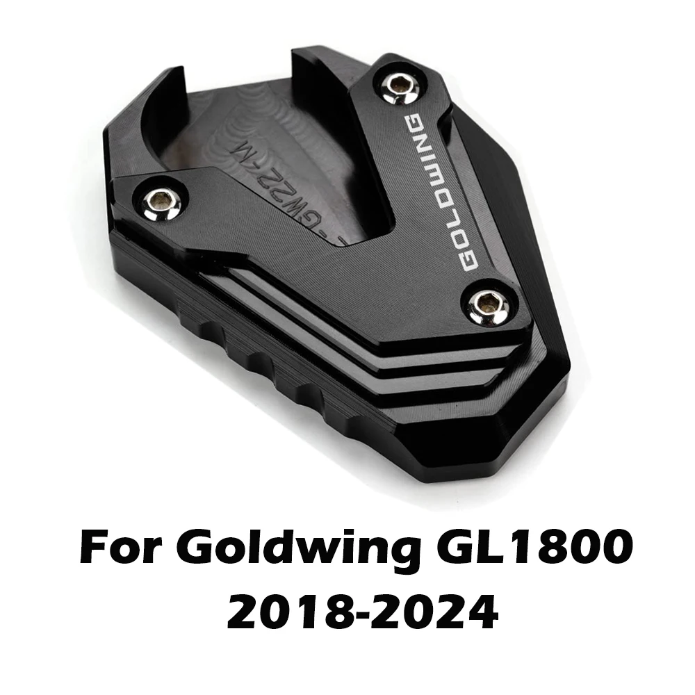 Honda Goldwing 1800 2018-2023 Altın Kanat GL1800 2002-2017 Yeni Motosiklet CNC Ayak Desteği Uzatma Plakası Yan Standı Büyüt