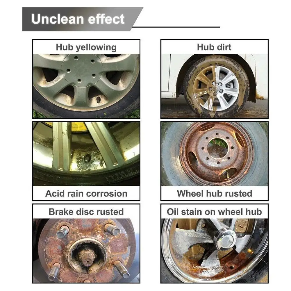 30 مللي سيارة مزيل صدأ رذاذ سطح معدني الطلاء سيارة تنظيف مزيل صيانة الصدأ متعددة الأغراض 1 قطعة سوبر مسحوق C7C8 #4