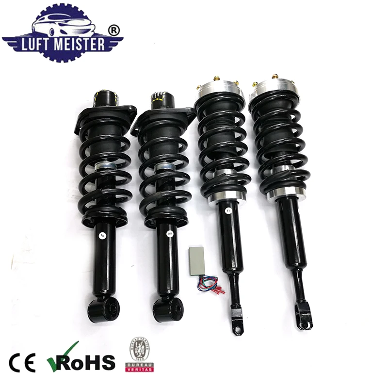 C-2718 5pcs Fit for Audi A6 C5 4B Allroad, Quattro 1999-2006 Coil Spring Conversion Kit w/EBM Air Suspension Struts 4Z7413031A