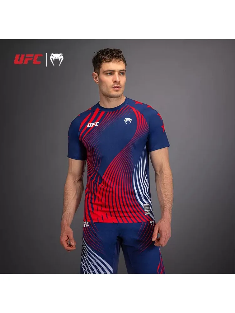 Venom Freedom 250 Camiseta Deportiva de Manga Corta para Hombre, Absorbente de Sudor, Transpirable, de Secado Rápido, para Fitness, Running, Entrenamiento, Uniforme Deportivo de Poliéster