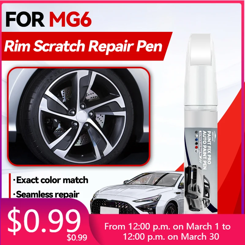 Car Accessories For MG 6 Car Paint Repair Pen Touch Up Scratch Remover DIY Auto Accessories Red RSJ White 018 Gold DSA