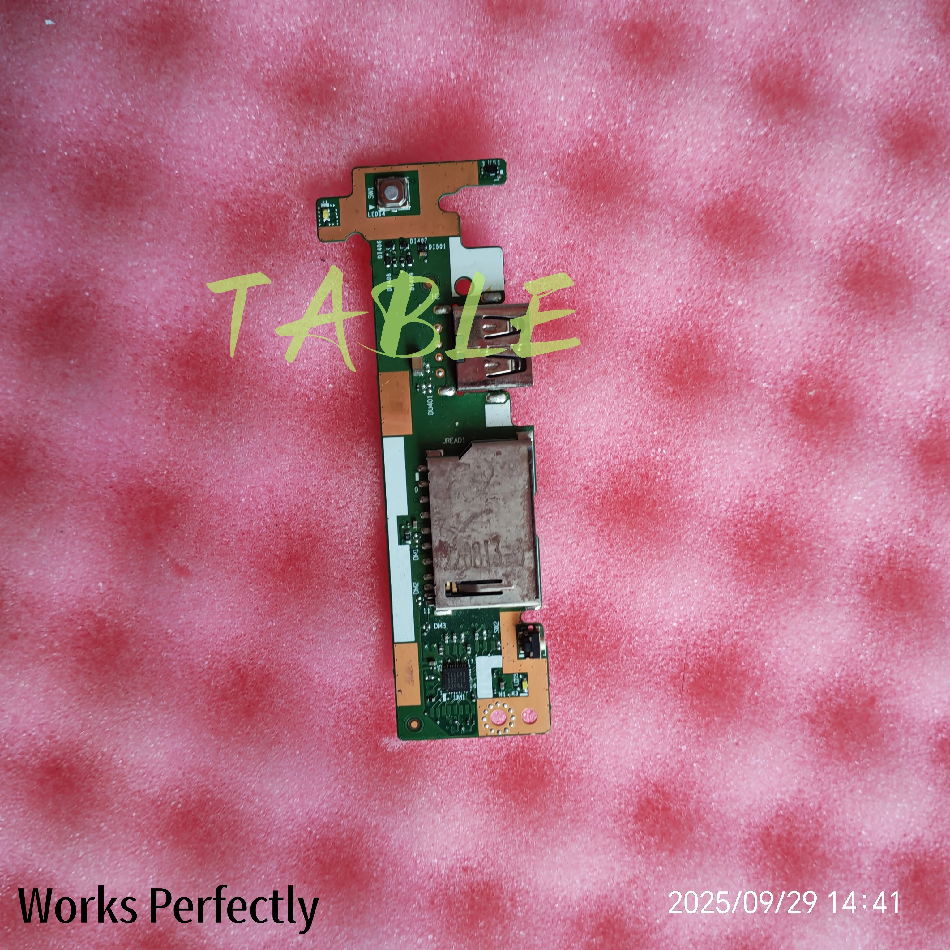 Untuk papan USB Lenovo IdeaPad 15 ALC 7, papan sakelar, papan kecil pembaca kartu NS-E542