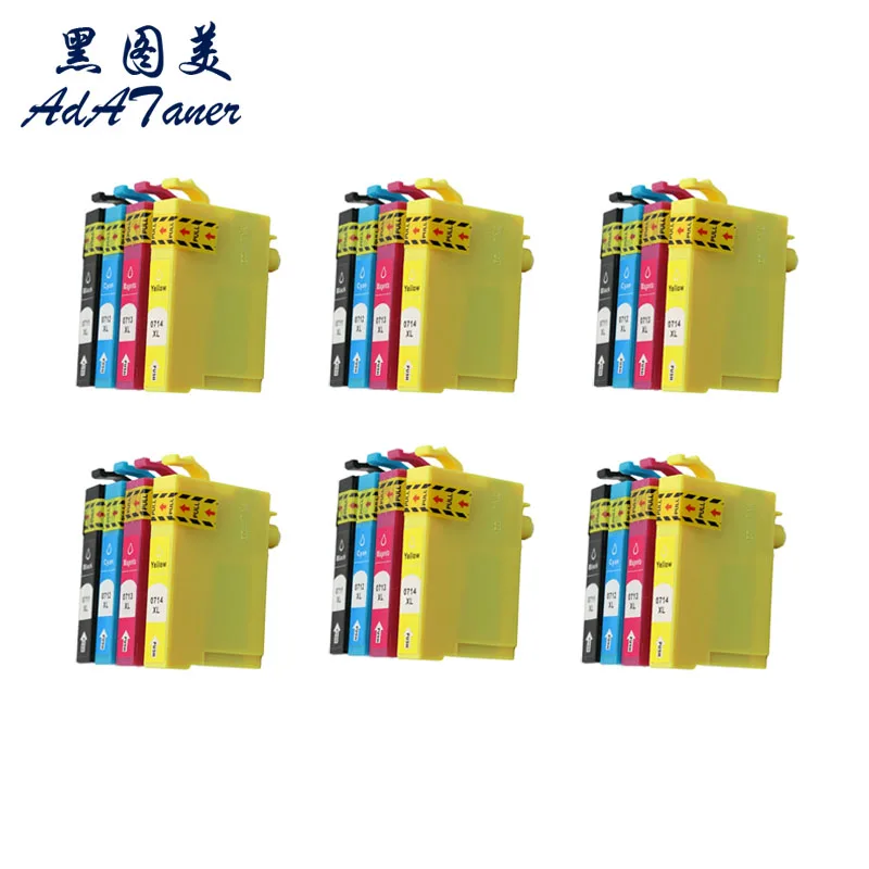 

T0711 T0712 T0713 0714 картридж для Epson Stylus SX210 SX115 SX110 SX215 SX218 SX400 SX405 SX410 SX415 SX510W SX515W DX7400