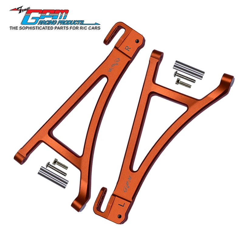 Brazo de suspensión inferior delantero de aluminio GPM para TRAXXAS 1/10 E-Revo Vxl sin escobillas