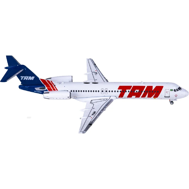 Geminijets 1:400 Scale TAM Airlines Fokker 100 PT-MRA Diecasts Aviation Avion Metal Miniatures Airplane Model Toys For Boys Gift