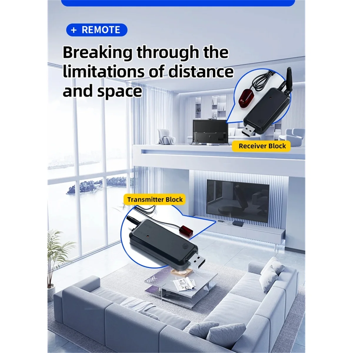 

2025+Беспроводной ИК-удлинитель Инфракрасный повторитель, совместимый с дистанционным управлением нескольких устройств, бытовая техника, вилка европейского стандарта