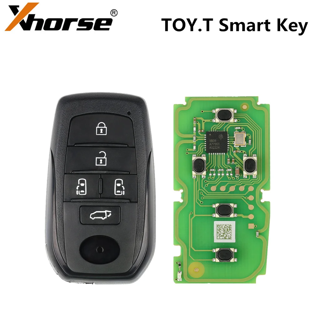 XSTO20EN Xhorse VVDI Universal Smart Key TOY.T XM38 Smart Key For Toyota With 5 Buttons