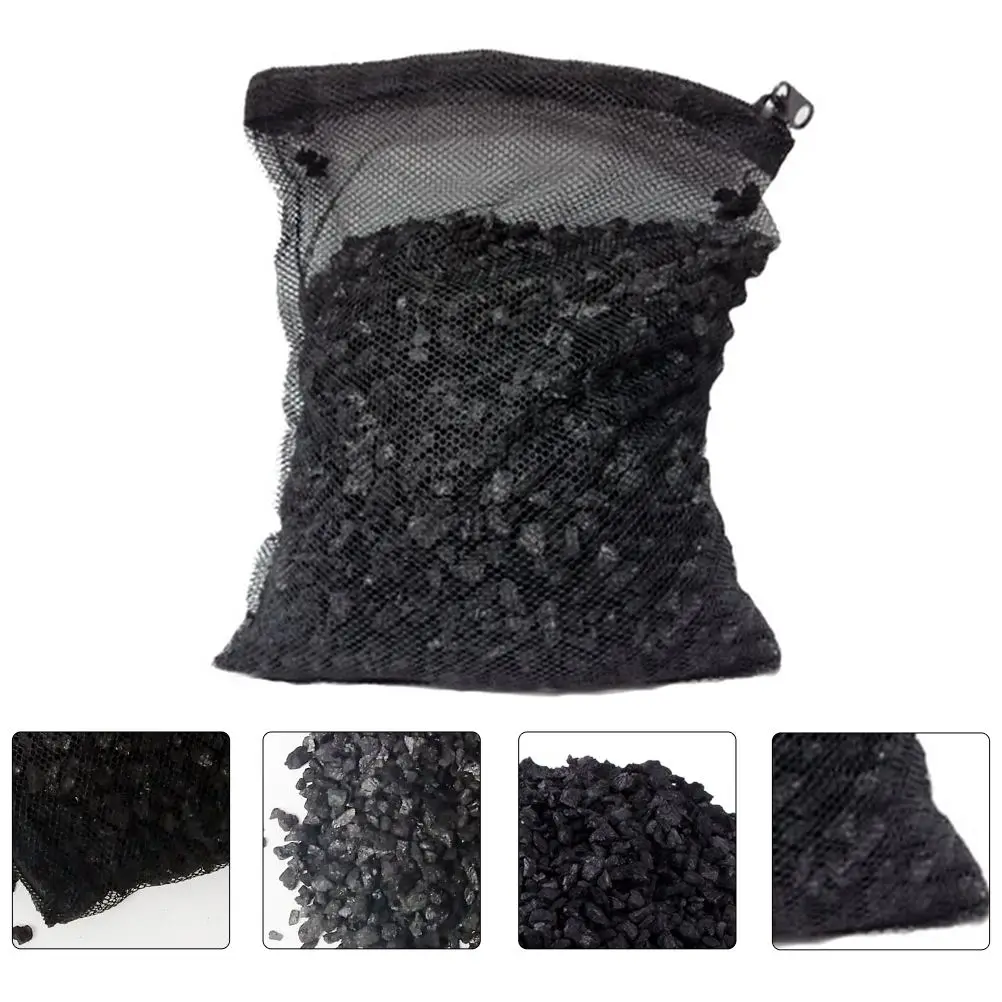 Material de filtro de aquário água casca de coco kit de carvão suprimentos de filtragem de tanque de peixes carvão ativado