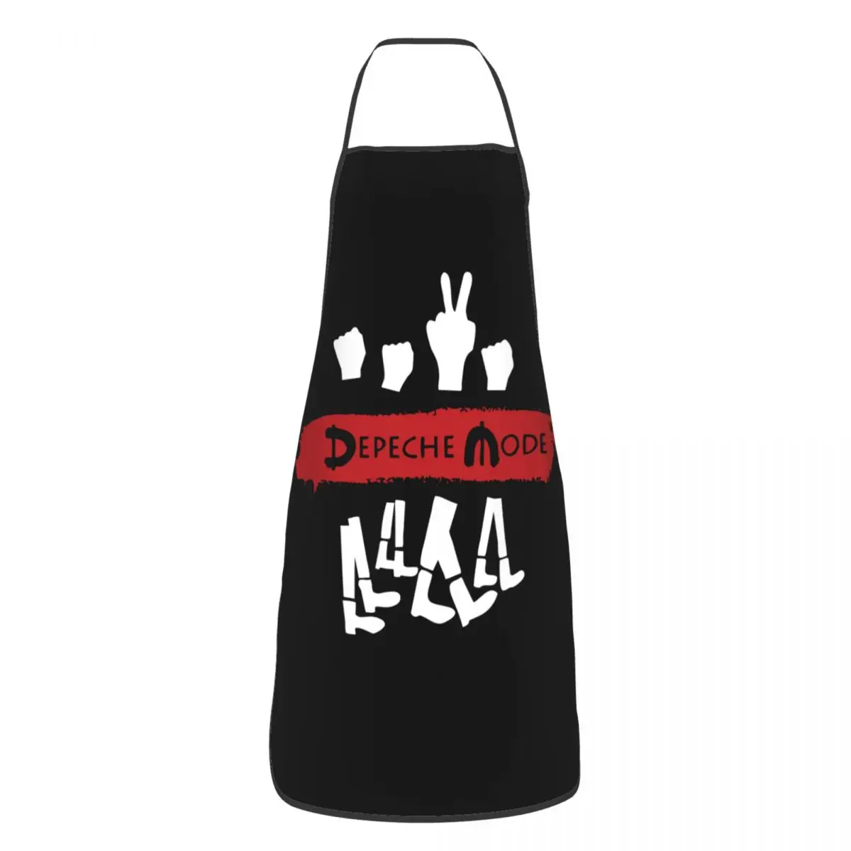 Custom Bib Depeche Cool Mode Electronic Rock Apron for Men Women Unisex Adult Chef Kitchen Cooking Tablier Cuisine Gardening