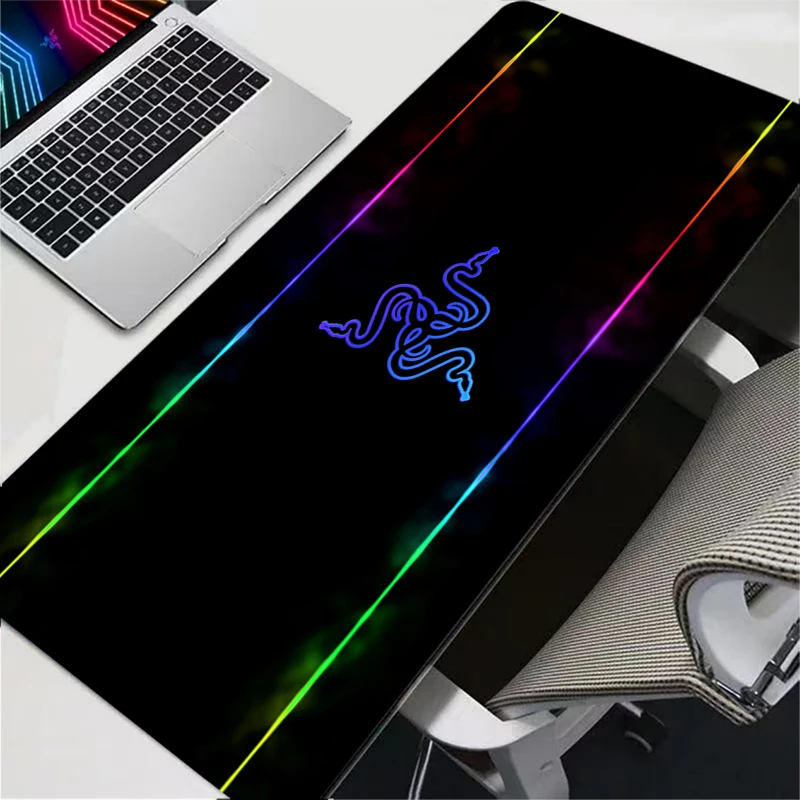 لوحة ماوس RAZER الاحترافية للرياضات الإلكترونية، حافة قفل سريعة، لوحة ماوس مطاطية للمكتب، حصيرة لوحة مفاتيح عصرية فاخرة