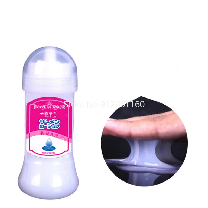 1pcs 200ML Simulate Semen Lubricant for Sex Lube Products Water Base Personal Sex Oil Sexual Anal Lubricant Adult Sex Products