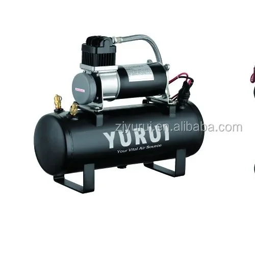 

150PSI Pump Car Tyre 4x4 Onboard Air Compressor Tire Inflator With Gauge Air Source Kit Off-road For Air Horn
