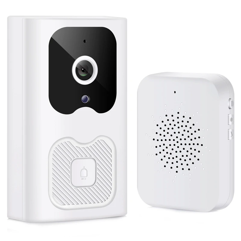 Timbre inteligente con intercomunicador de voz para seguridad del hogar, timbre con visión nocturna VGA, cámara IP, Wifi, alarma inteligente