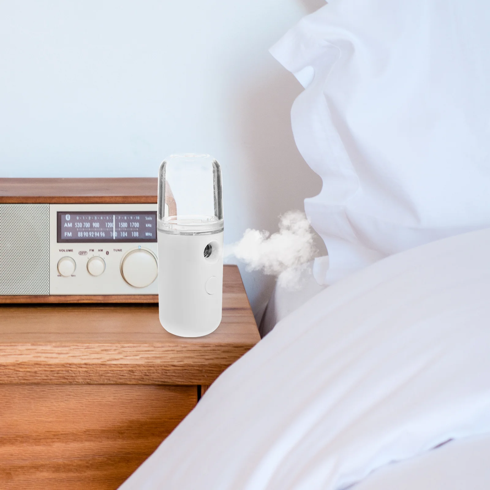 

1pc Humidifier Diffuser Premium Ultrasonic Air Moistener For Home Office Car Softens Dry Skin Breathe Clean Air Spray