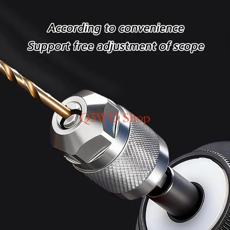 Q5WD Quick Install 3 Jaw Chuck Hexagonal Shank for Pneumatic Drills with Power Tool