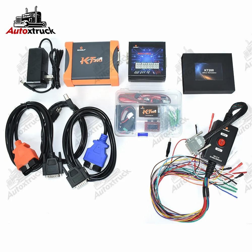 KT200 ECU Programmer with Offline dongle Support ECU Maintenance Chip Tuning DTC Code Removal OBD BOOT Master Version