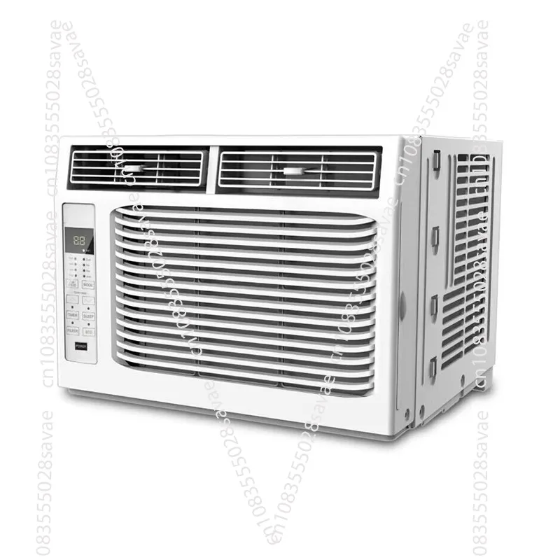 Aire acondicionado de ventana con ahorro de energía Inverter, refrigeración y calefacción individuales, 1 HP, unidad de aire acondicionado todo en uno para ventana portátil