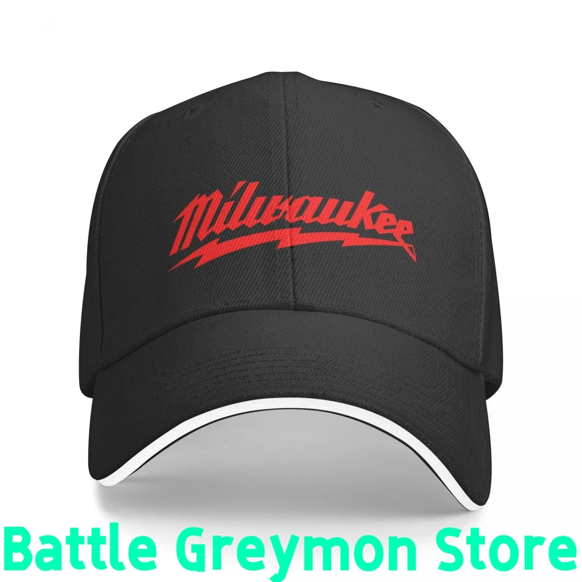 M-milwaukeed Fashion Baseball Men Polyester Hats Adjustable Hat Universal Casual Cap Truck driver Hat