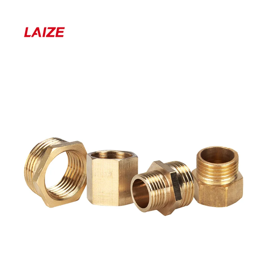 LAIZE Brass Fitting Quick Adapter BSPT Thread 1/8'' 1/4'' 3/8'' 1/2'' 3/4''  1'' Water Gas Coupler Connector