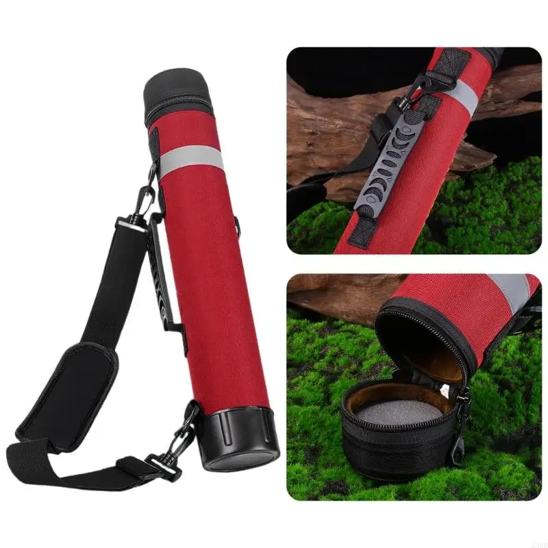 Portable Fly Fishing Rod Case Fishing Rod Tube Case Waterproofs Fishing Equipment Organizers Tube Case Easy to Carry 24BD