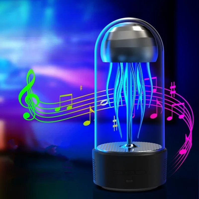 

Dynamic Color Jellyfish Effects Wireless BT Speaker Music Lamp In A Variety Of Colors Stylish Cool Wireless Speakers