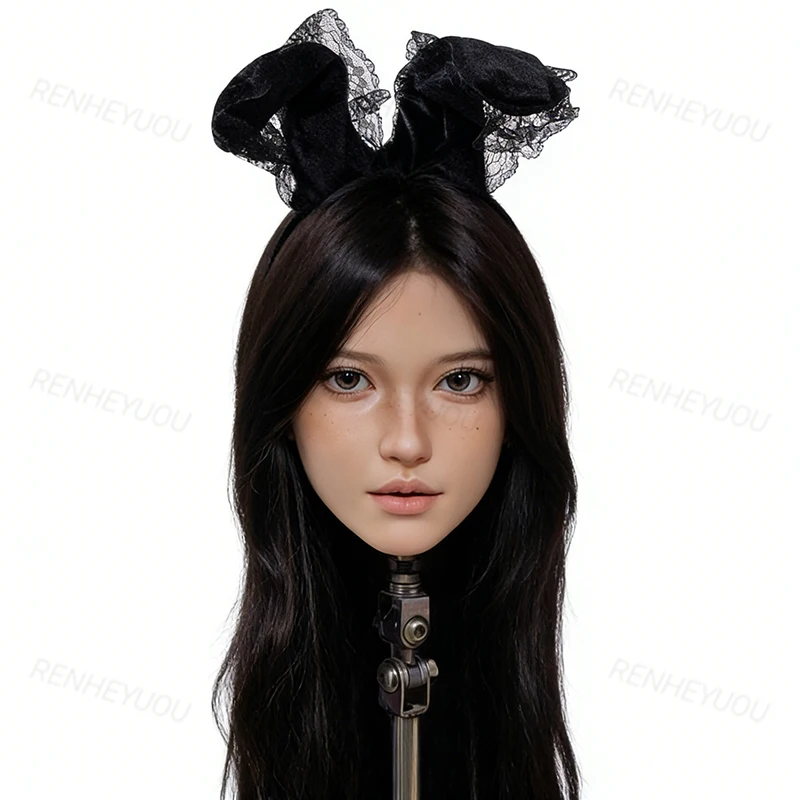 

1: 1 Toy Head Model Accessories Can DIY Wig Easy to Disassemble Beautiful Face