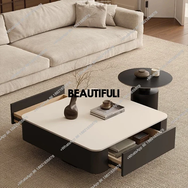 

z0189Elegant Space Saving Side Table Luxury Simple Coffee Tables Creative Premium Mobili Arredamento Casa Living Room Furniture