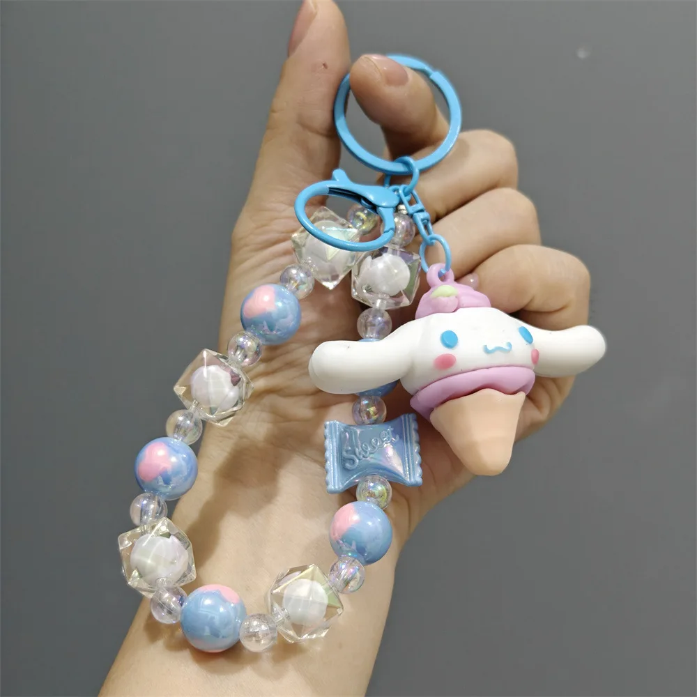 

1/10PCS Beaded Cartoon Charms and Dudu Bear & Pacha Dog Car Key Chain Pendants, Bag Charms, Small Gifts