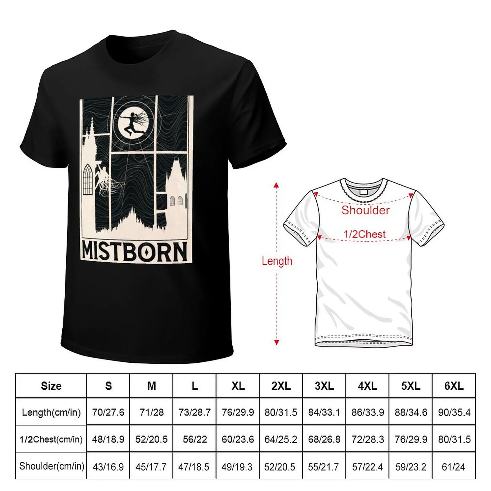 mistborn poster T-Shirt Independence Day Short Sleeve T-Shirt