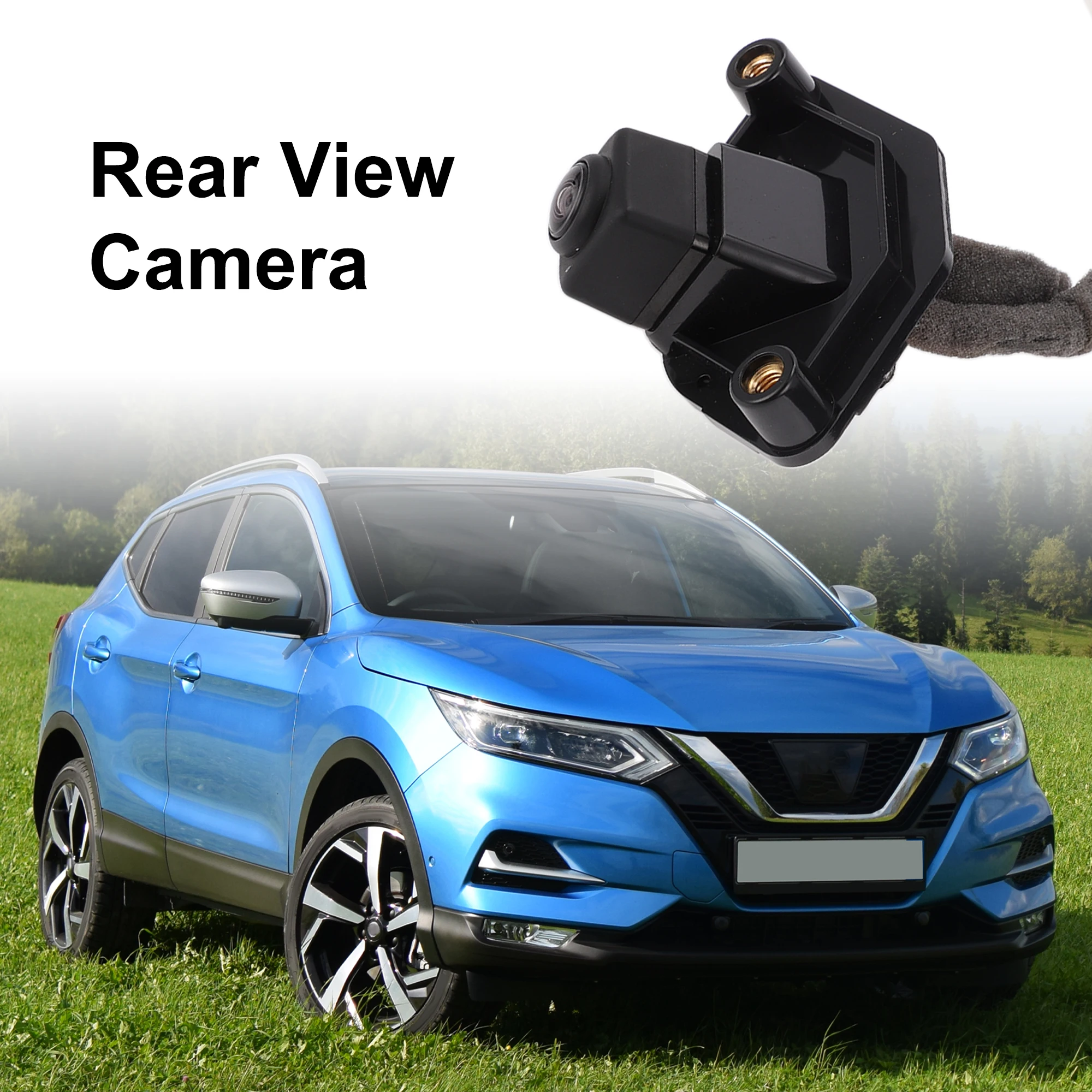 UXCELL License Plate Rear View Camera for Nissan Qashqai for Nissan Rogue Sport 2017 Park Assist Camera