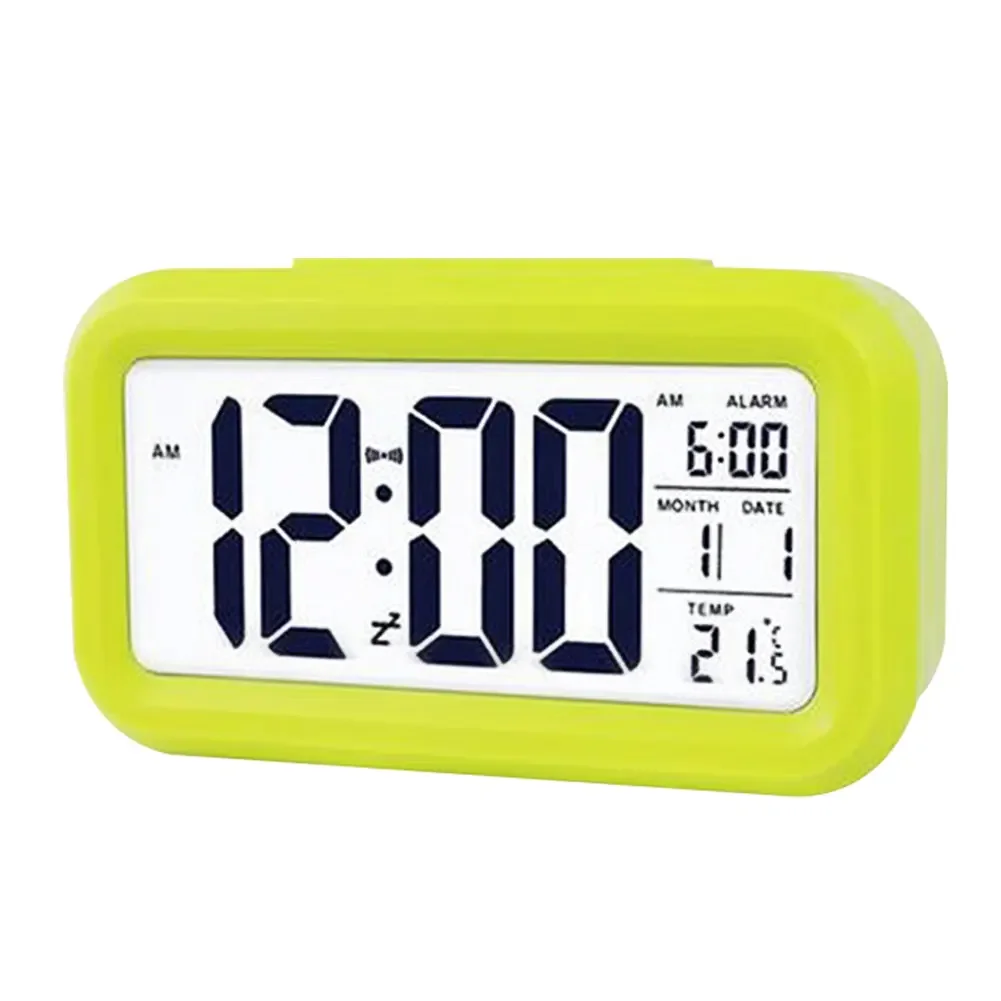 Household Desktop Alarm Clocks Backlight  Digital Alarm Clock Data Time Calendar Temperature Display Snooze